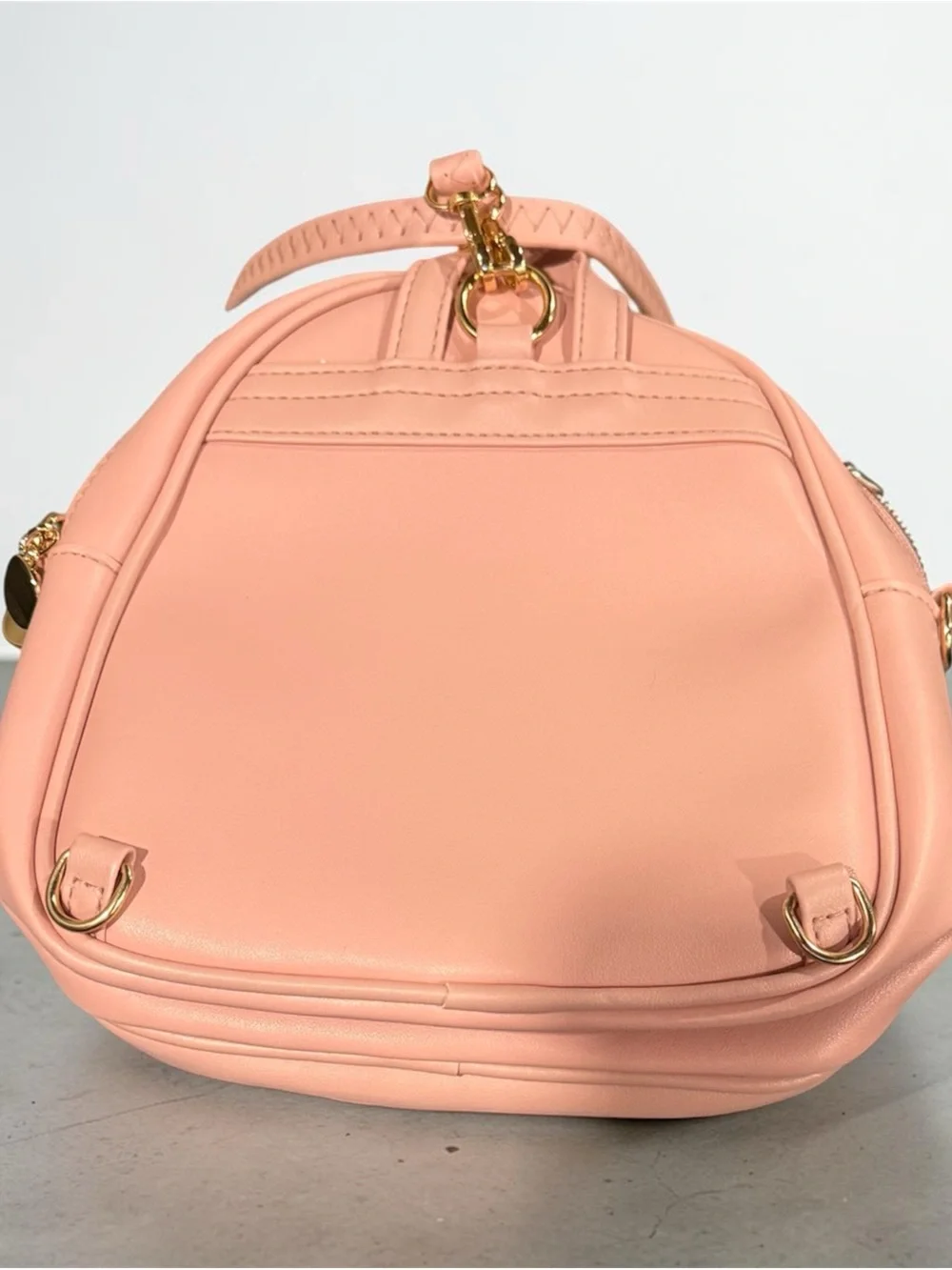 Kids Pink KKXIU Bow Accent Crossbody Or Backpack Bag with 'T' Patch